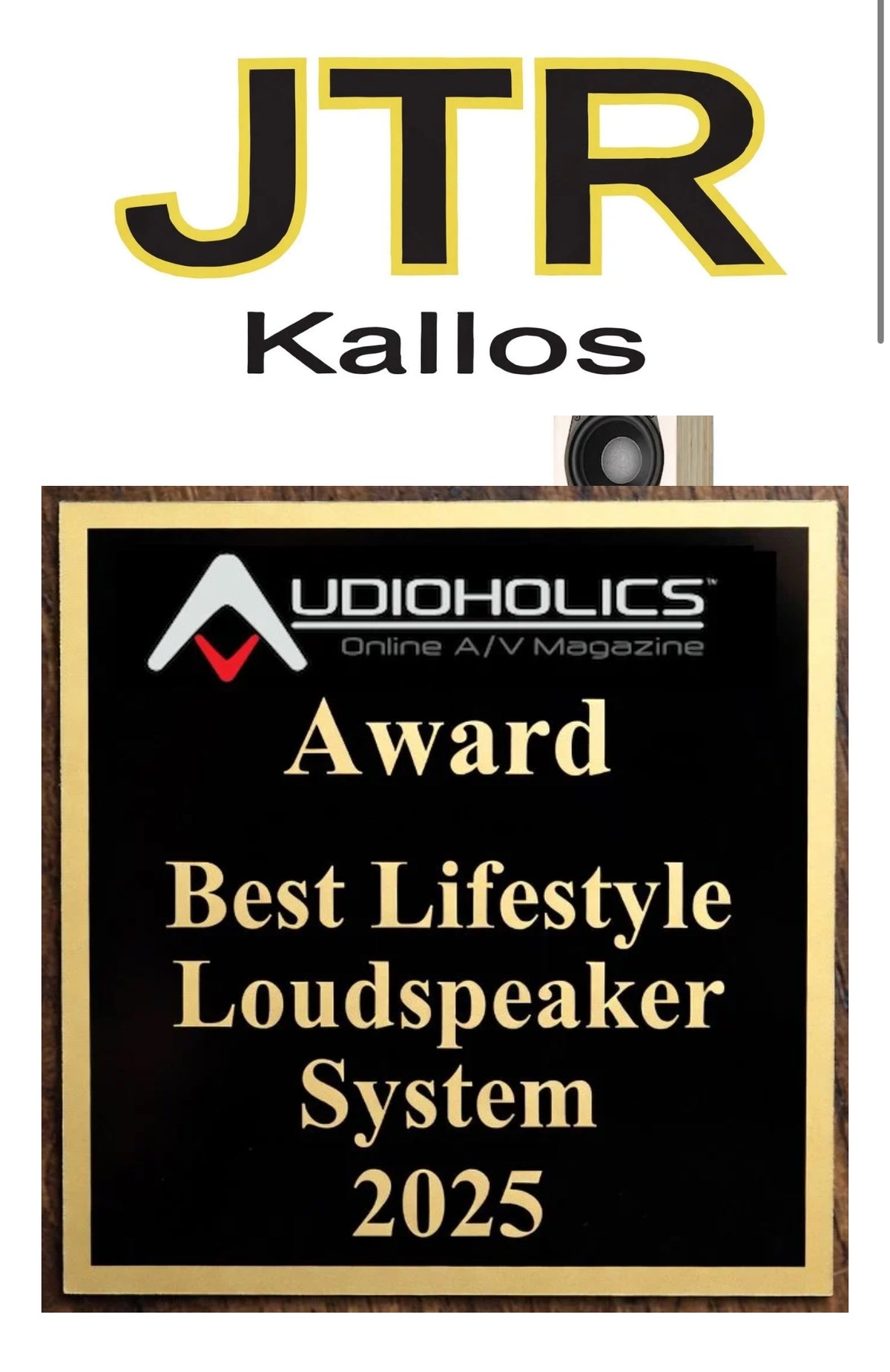 Brand New JTR Kallos 465 Floor Standing Speaker* each - Natural or Matte Black finish
