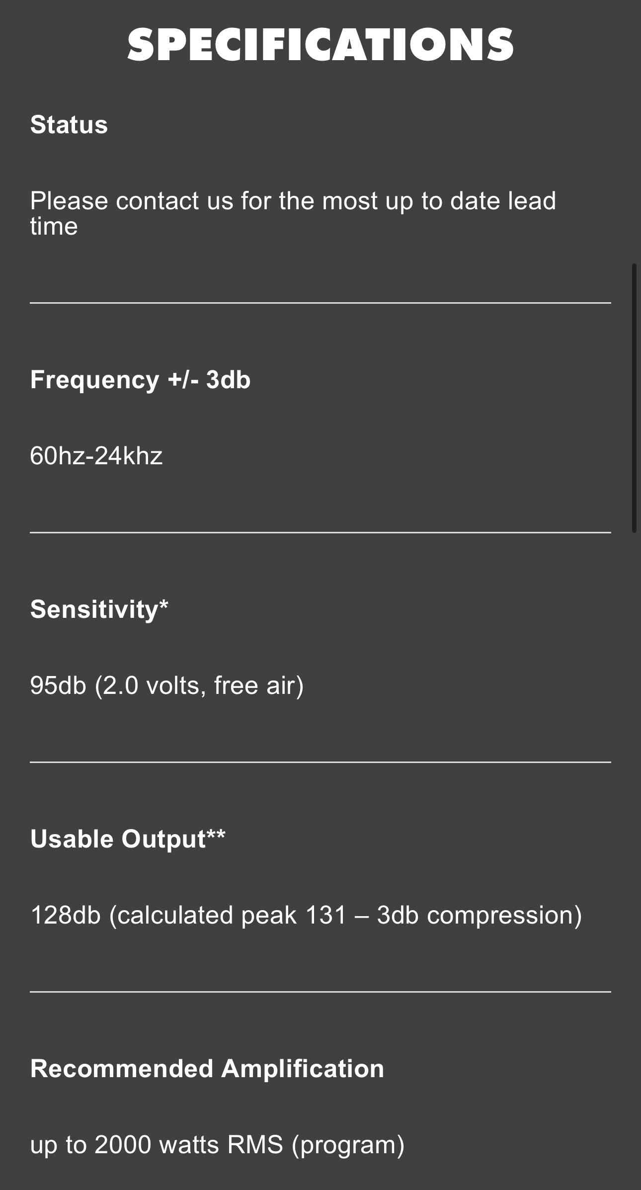 JTR 210RM Reference Monitor *each